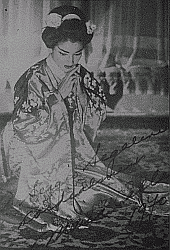 als ,,Madame Butterfly; Widmung:
,,Sergio Segalini
cordialmente
Maria Callas
1970