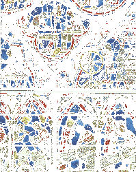 Klick: Bild 257kB: Chartres, Kathedrale, Chorumgangsfenster