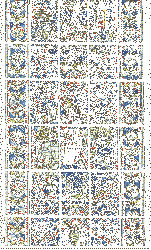 Klick: Bild 231kB: Chartres, Kathedrale, Obergadenfenster des Chores