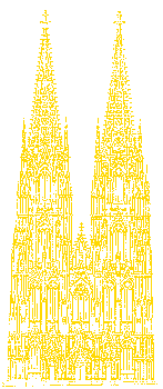 K&ouml;ln, Dom, Westansicht, Planung Ri&szlig; F um 1300;
Klick: Bild 248kB: K&ouml;ln, Westansicht, Planung Ri&szlig; F um 1300 (SW-Zeichnung