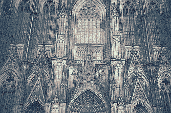 K&ouml;ln, Dom, Westfassade;
Klick: Bild 426kB: K&ouml;ln, Dom, Westfassade