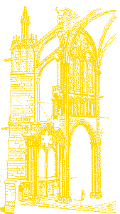 Saint-Denis, Abteikirche, Langhaus nach 1145;
Klick: Bild 696kB: Lichtzone des N&ouml;rdlichen Querhauses (und Chor)