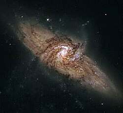 Galaxienpaar NGC 3314 (preisgekröntes Weltraumfoto)