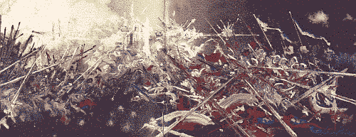 Klick: Bild 503kB: ,,Die Befreiung Orleans
durch Jeanne d`Arc; G. Mathieu 1982