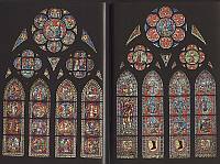 Klick: Märtyrerfenster ca. 1280, Schuhmacherzunftfenster ca. 1320 254kB
