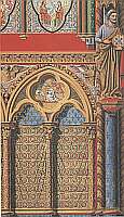 Klick: Ausschnitt aus dem unteren Wandbereich der Oberkapelle 451kB