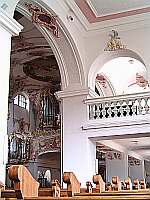 Klick: Vom linken Querhaus zu Orgel und Empore 316kB