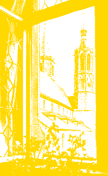 Ein erster Blick aus dem Fenster zum Münster