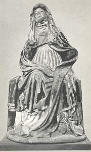 Die Heilige Birgitta; Holzplastik, Klosterkirche
Vadstena, 15. Jhdt.;
Bild aus dem erstgenannten Buch